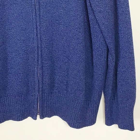 Dockers Men's Blue Zipper Front Long Sleeve Sweater SZ XXL - Picture 7 of 8